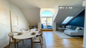 Penthouse apartment balcony,parking and 2 bedrooms